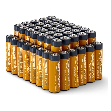 Amazon Basics 48-Pack AA Alkaline High-Performance Batteries, $12.04, subscription, Amazon 1 19299307