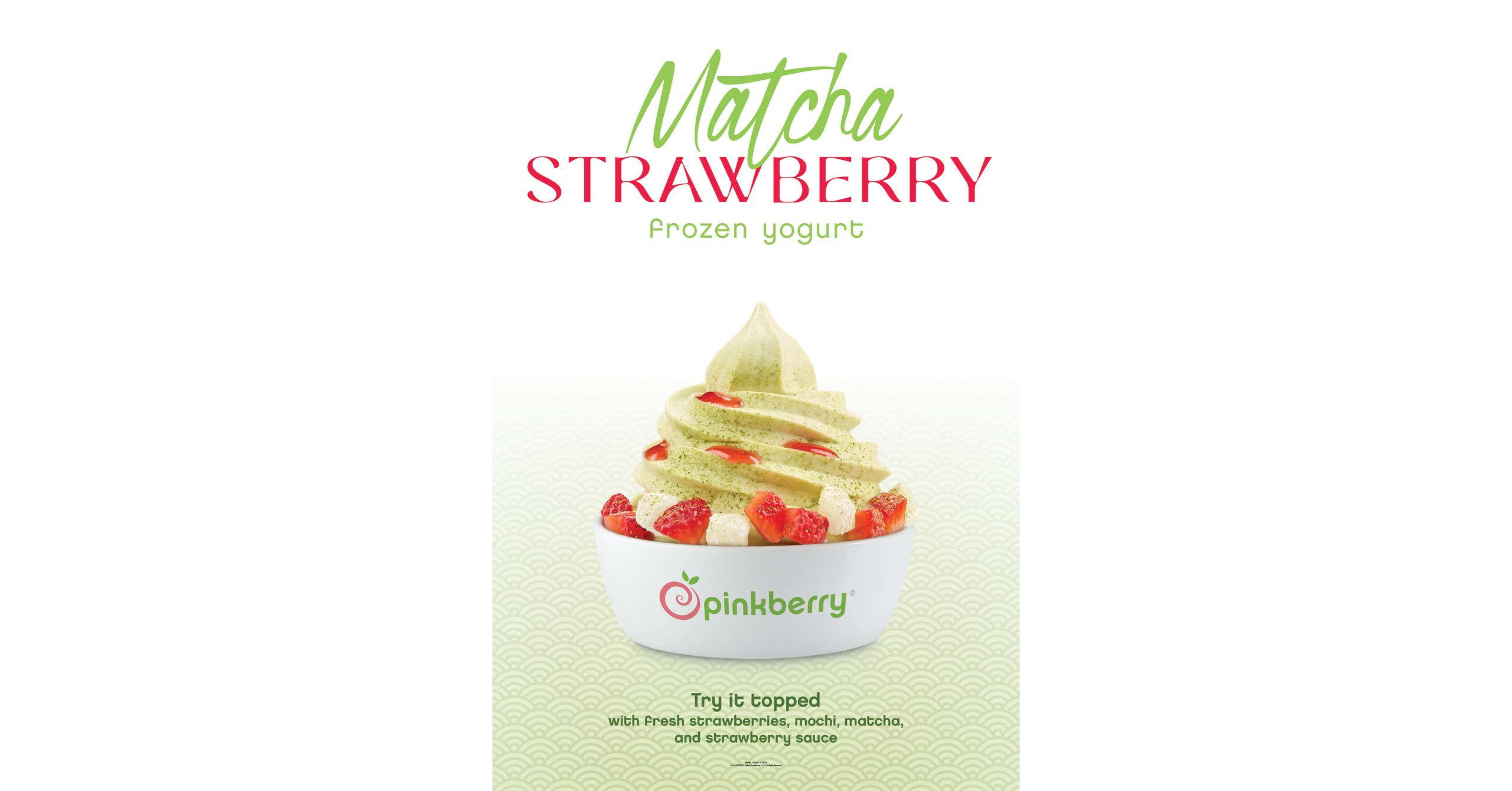 Matcha Made in Heaven! Pinkberry Drops New Frozen Yogurt Swirl and Smoothie - PR Newswire 1 W1 Matcha Strawberry 2026 scaled