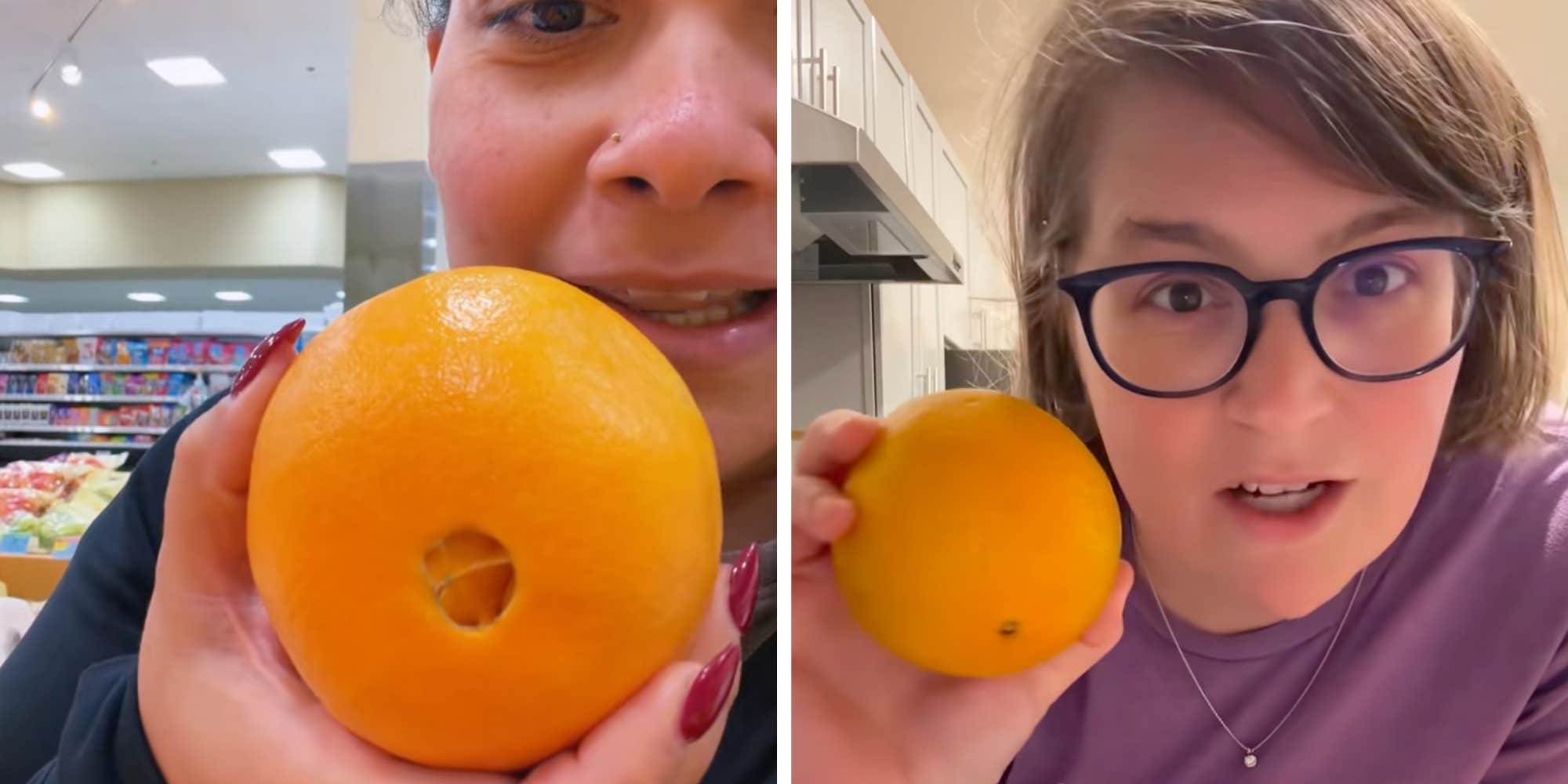 This simple-yet-silly trick to finding a sweet orange has shoppers rethinking how they pick fruit: News you can use 1 how to tell orange sweetness from blossom